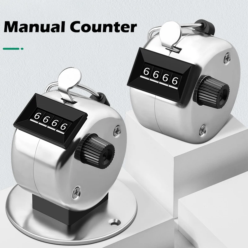 0-9999 يده عداد رقمي الميكانيكية نقطة ونقر أدوات عد الرصيد للقدم المرور البضائع جولف الناس الإحصائيات