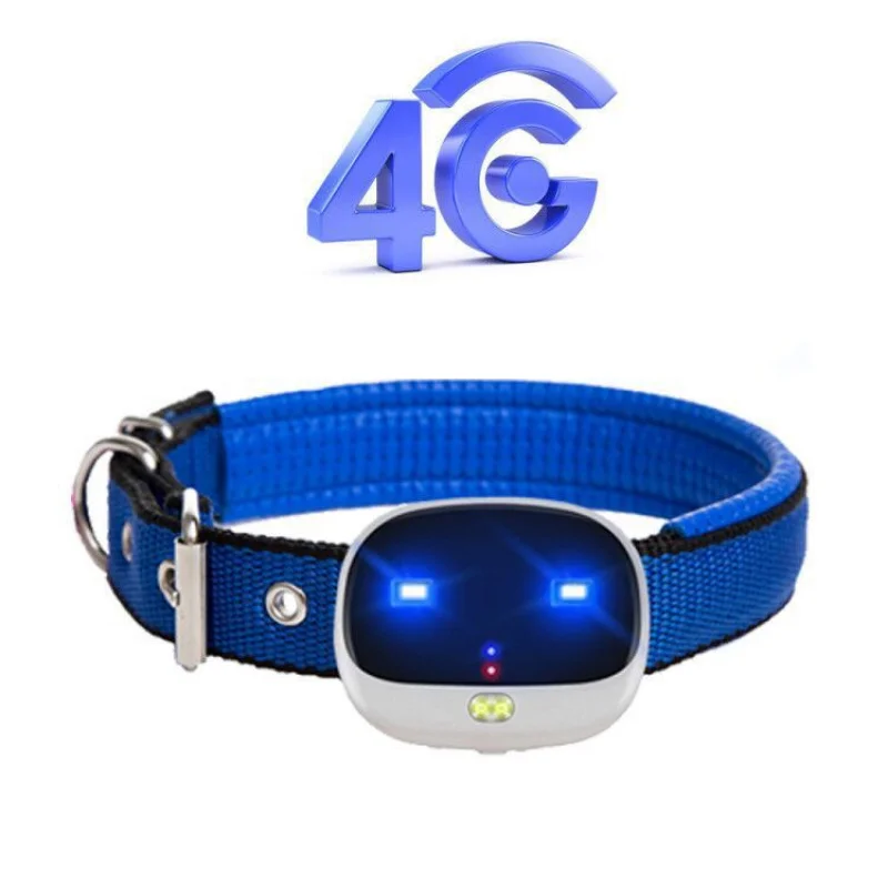 

4GPet Locator Waterproof anti-Theft-LostGPSLocator Luminous Voice Call Dog Tracking Collar