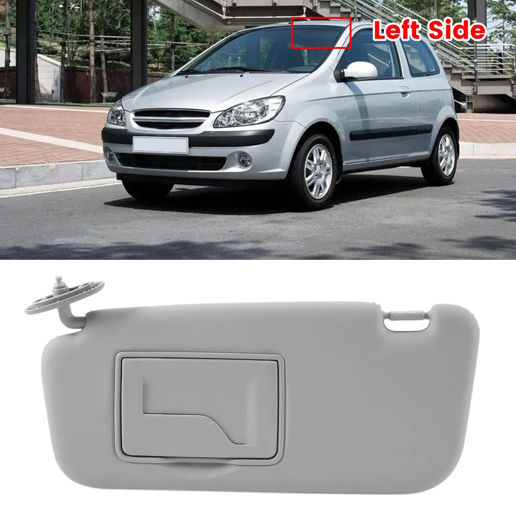 Car Sun Visor for HYUNDAI GETZ CLICK 2002-2012 Car Left Front Sunvisor Cover Sunshade Shade with Mirror 852101C200QS