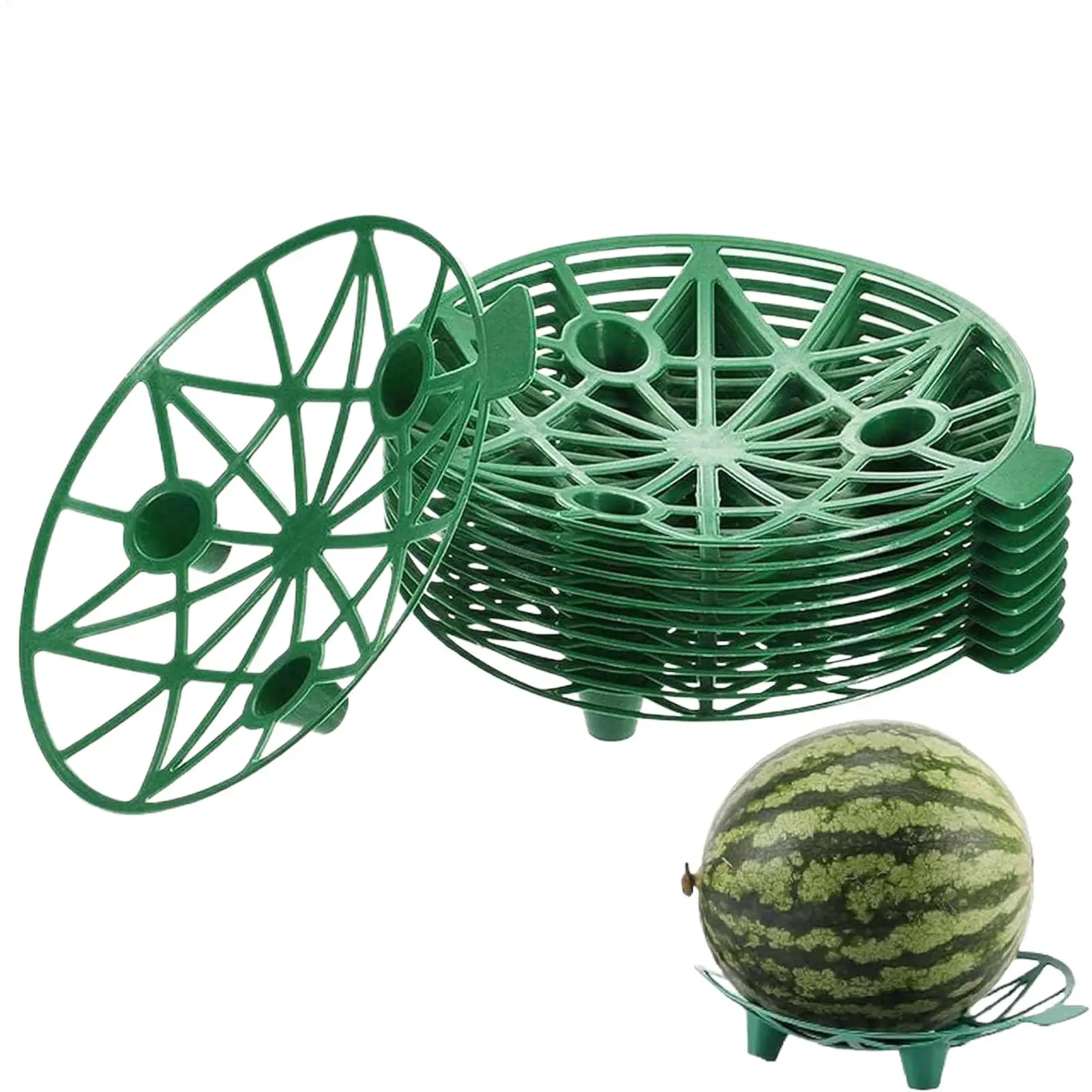

10pcs Melons Cradle Pumpkin Support Strawberry Supports Holder Set Protect Watermelons From Ground Rot Holds Up To 8 Lbs