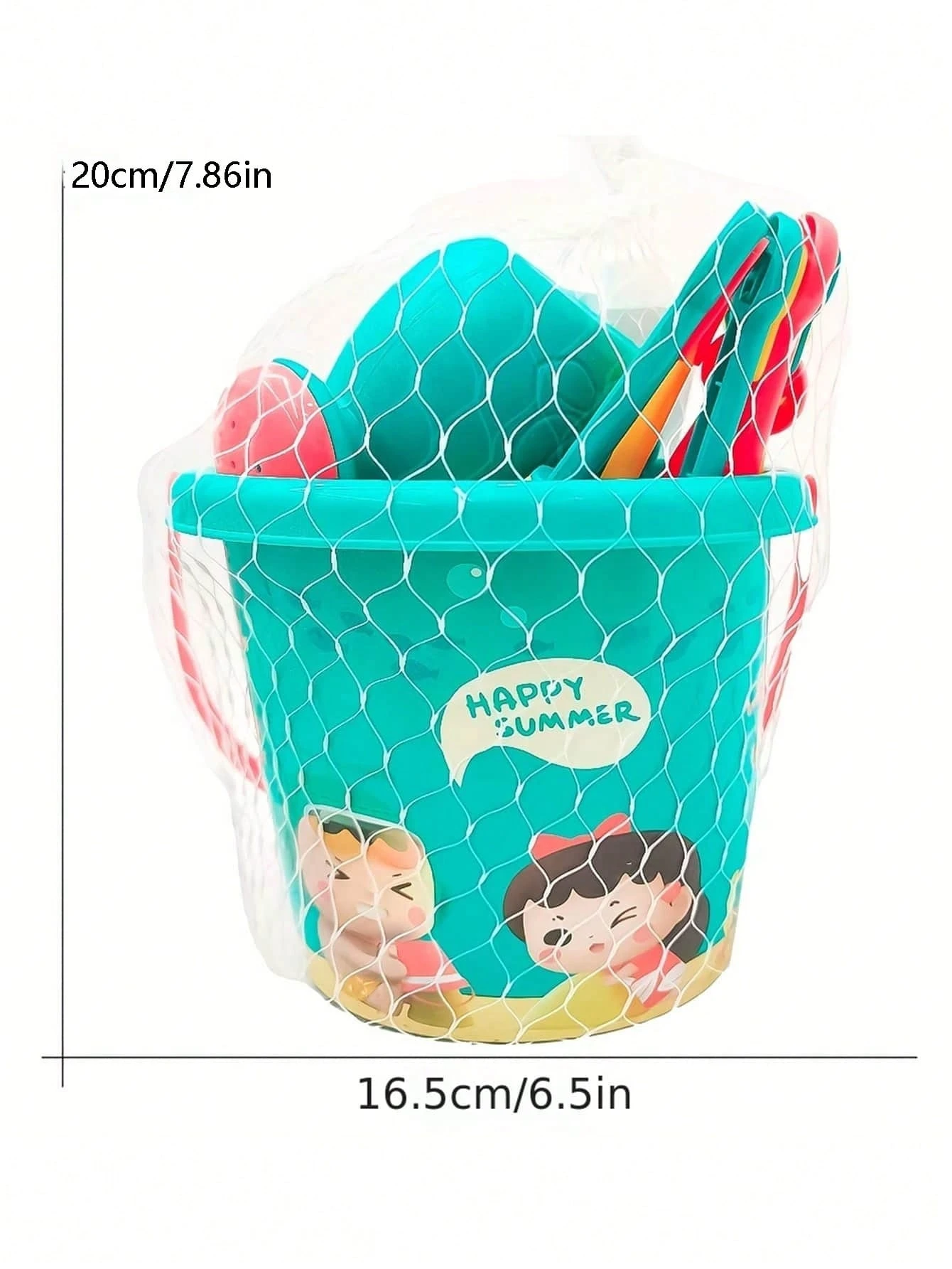 18pcs Summer Beach Set Toys For Kids Outdoor Beach Water Game Digging Sand Plastic Bucket Watering Bottle Spoon Shovels Toys