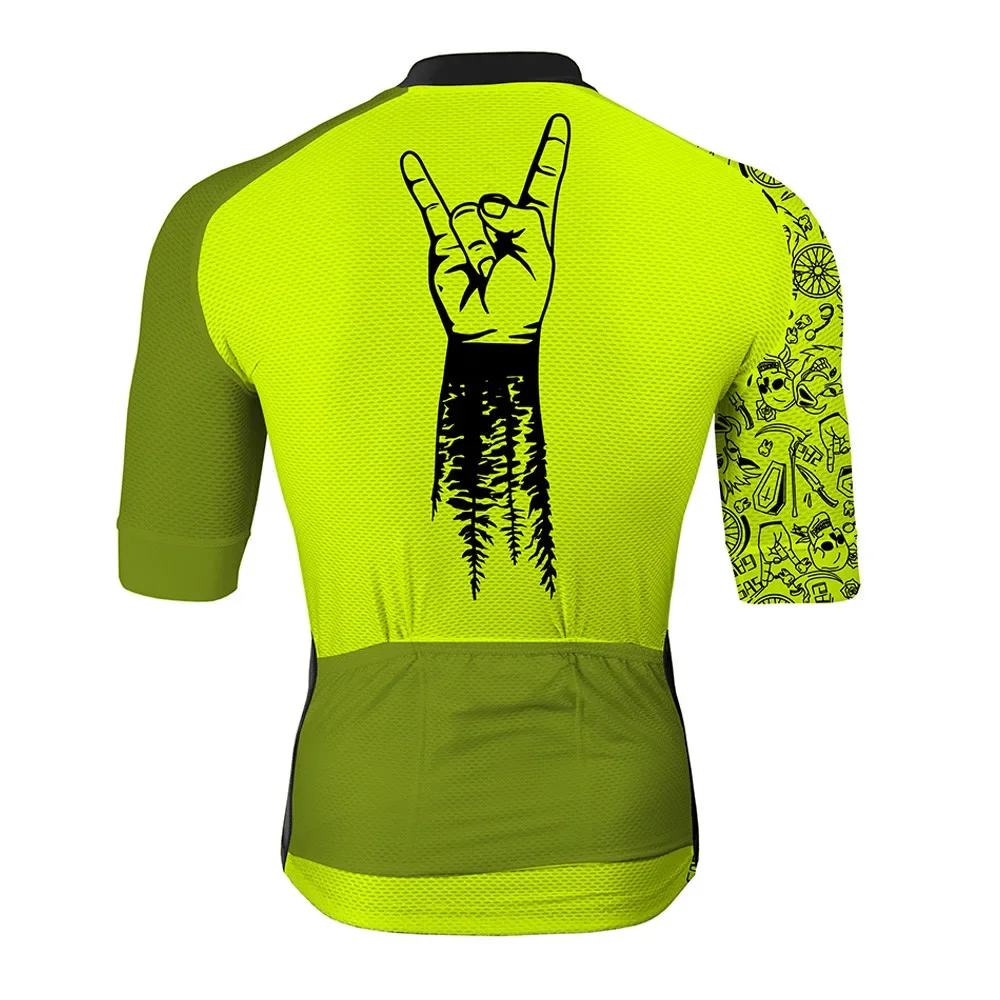 

Wielertrui Mannen Korte Mouwen Mtb Jersey Bh Team Fiets Shirt Kleding Triathlon Maillot Dale Duro Ciclismo Hombres