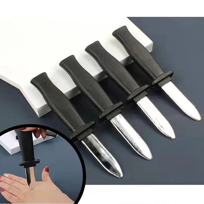 5 قطع سكين مزيف قابل للسحب لعبة سحرية خنجر نكتة تختفي خدعة شفرة للبنين والبنات الذين يلعبون مهرجان الزفاف