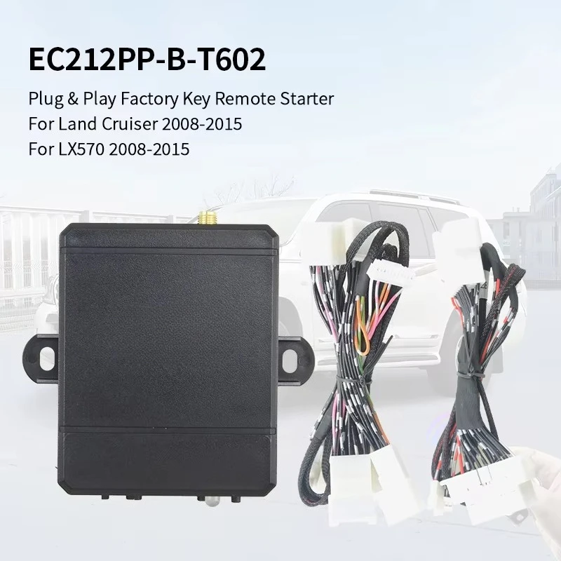 Plug & Play Remote Starter System Fit For Gas Engine Land Cruiser 2008-2015 With Original Push Start Button Only