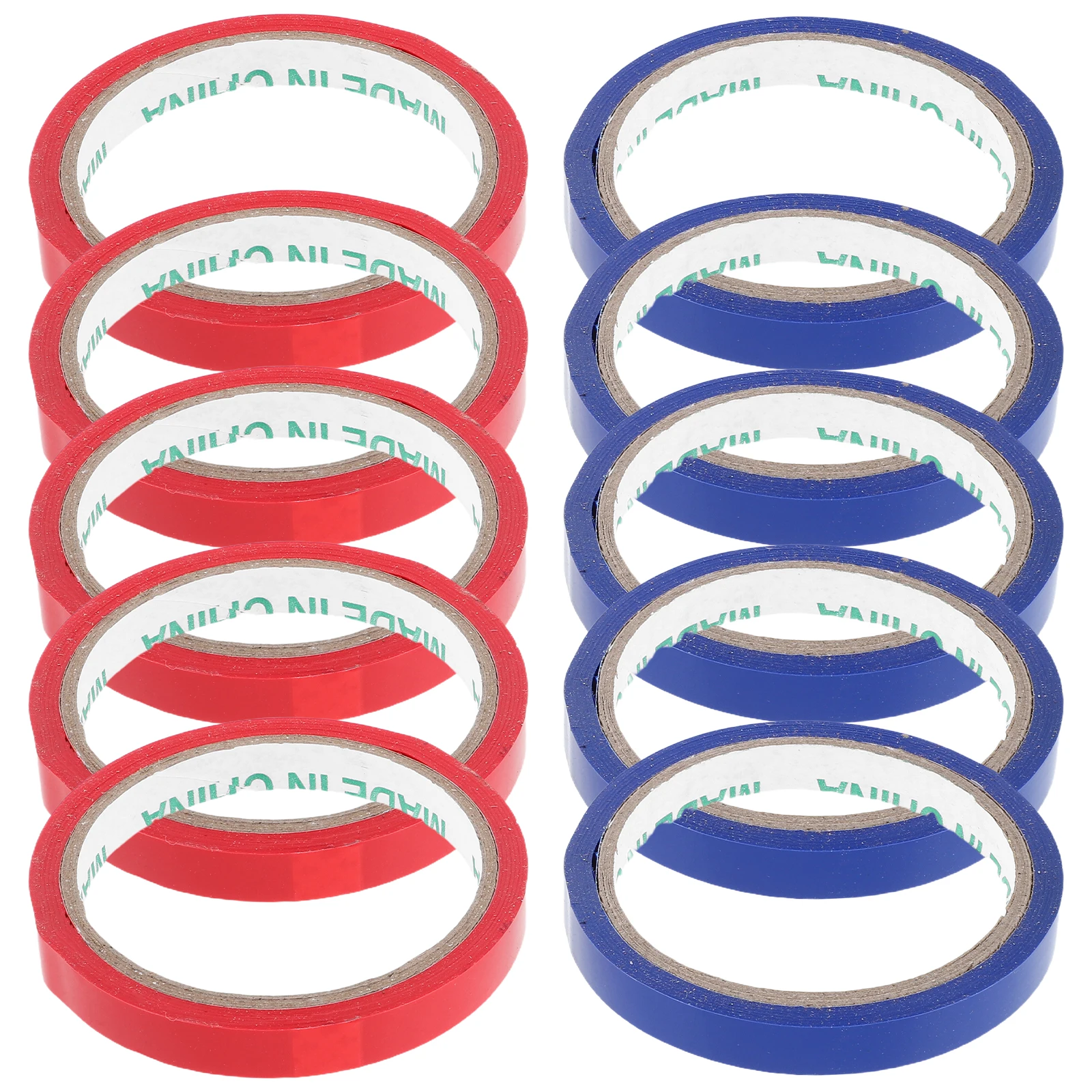 10 rollen gekleurde zak afdichtingstape zak vullingen stropdassen decoratieve verpakkingstapes supermarktdispenser