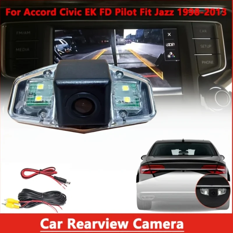 For Honda Accord 2003~2012 Integra 2001~2006 Rear View Camera Back Up Reverse Camera Night Vision City GM Odyssey RA Shuttle