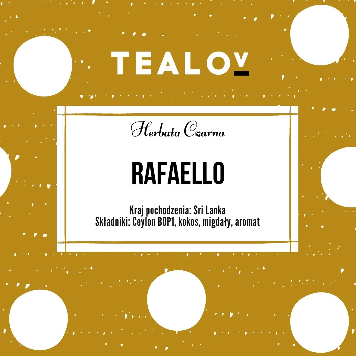 Herbata TEALOV czarna RAFAELLO 100g