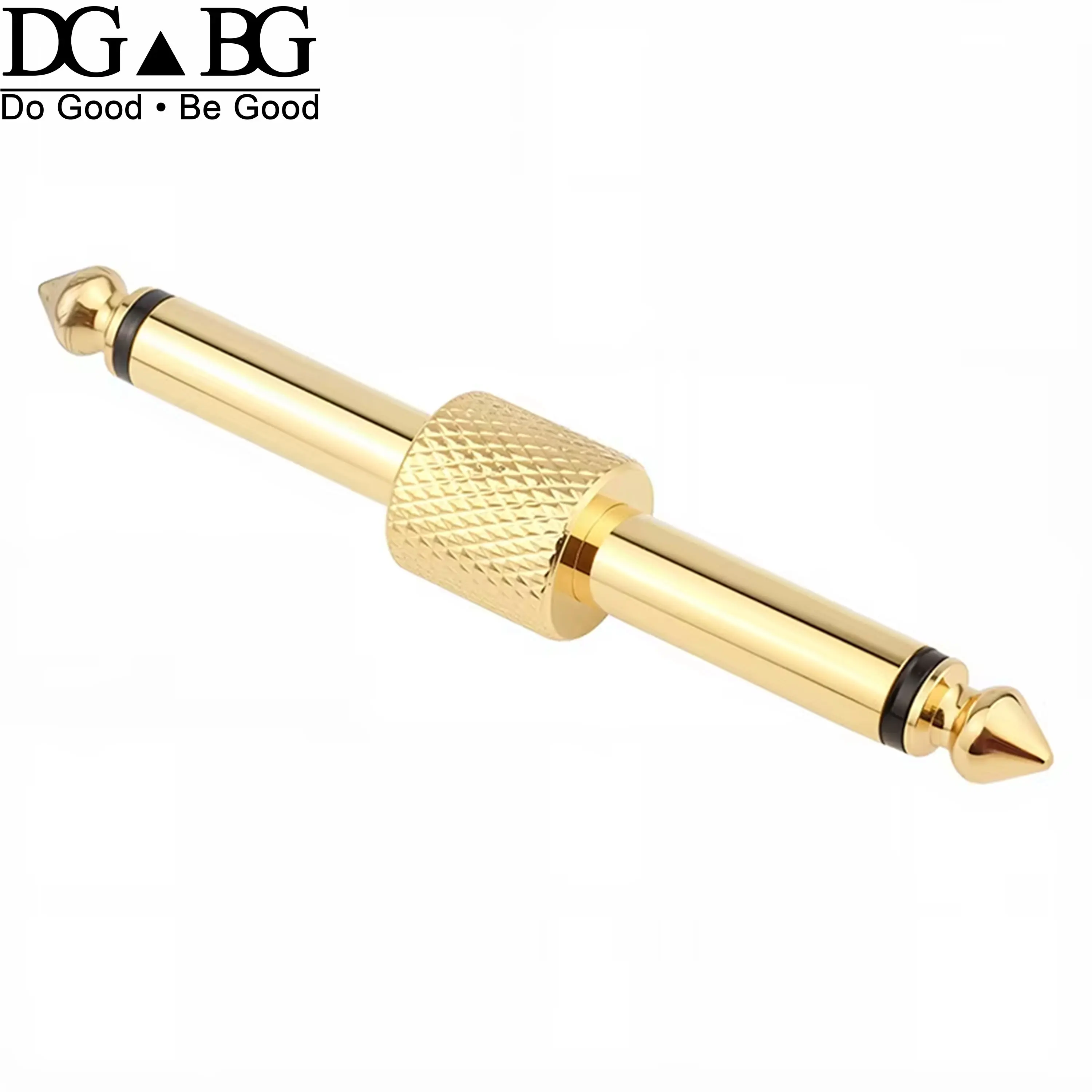 2/4/10Pcs Guitar Effect Pedal Jack Connector Plug 6.35mm Metal Solder Connection Coupler Crank Jumper Patch