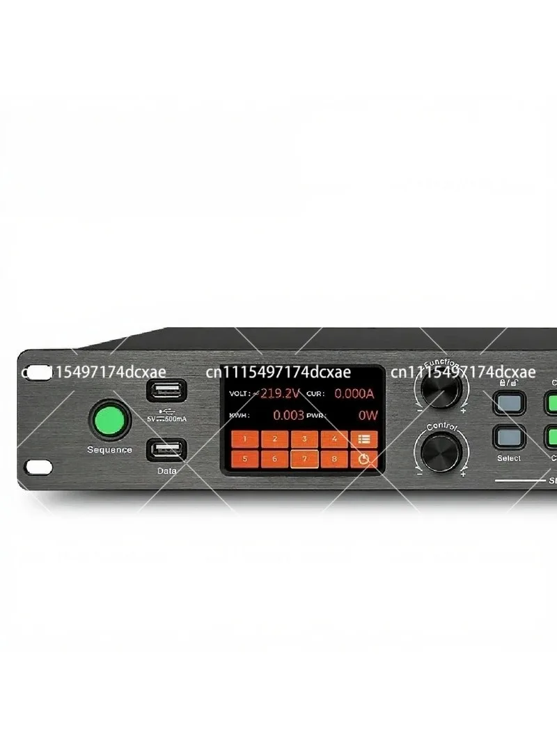 9CH Power Sequence Controller Touch Display Design with EU Socket