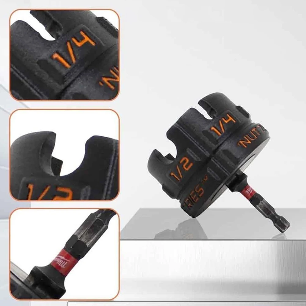 ナットジップドリルアタッチメント多機能スロット付きウィングナットスピニングドライブキットポータブルボルトエクストラクターツールレンチツールセット