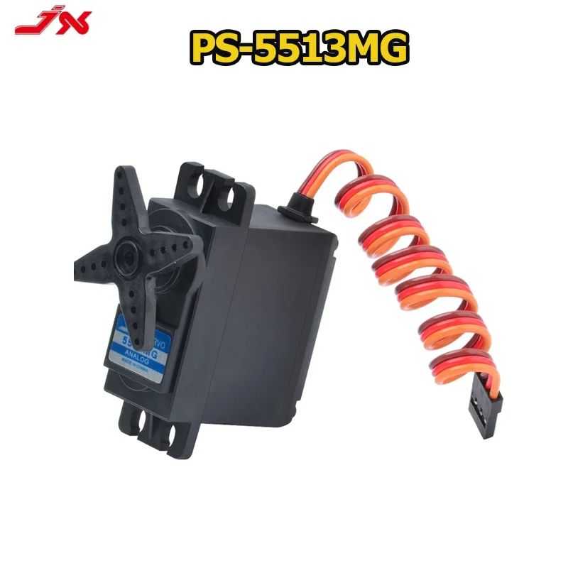 JX Servo PS-5513MG 13KG Servo standard analogico con sterzo in metallo ad alta precisione per parti di aeroplani per auto RC 1:8/1:10