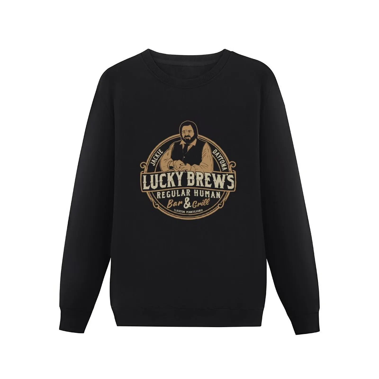 Jackie Daytona - Lucky Brews Regular Human Bar and Grill Pullover Hoodie korean clothes autumn sweatshirt