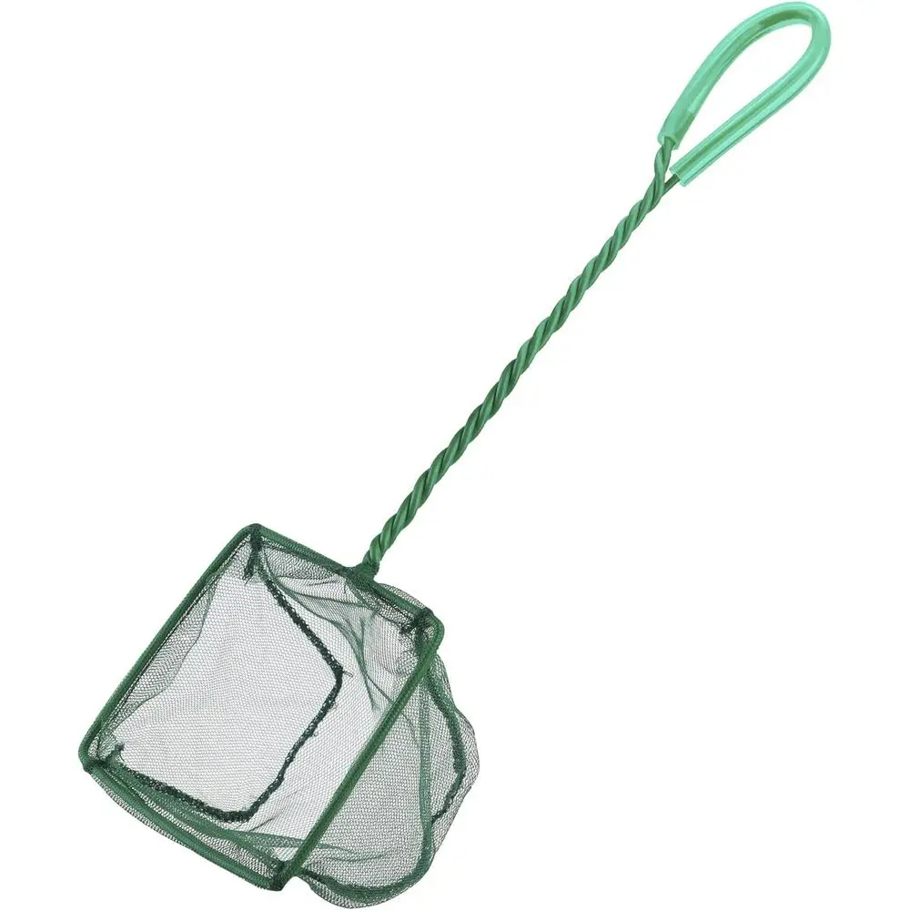 Metal Handle Square Mesh Net for Skimming Wastes and Cleaning in Fish Tanks and Ponds