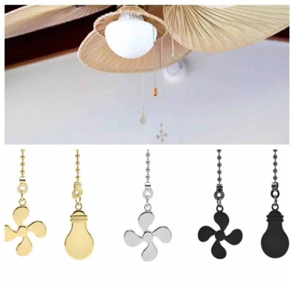 Fan Shape Ceiling Fan Pull Chain Light Shape Chandelier Pull Chain Ceiling Fan Zip Extender Home Decoration