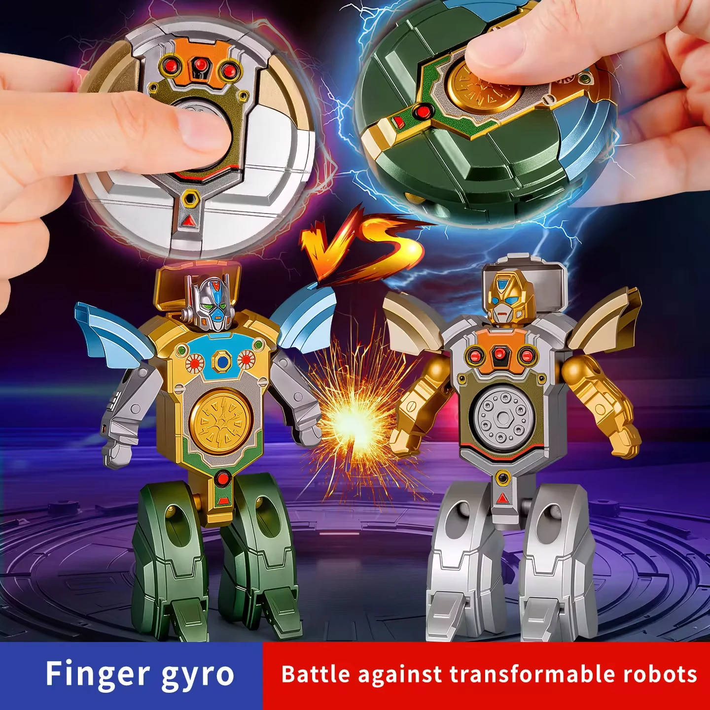 Creatieve Fidget Spinner Gyro Vervormde Robot 360 Roterende Bal Mechanische Antistress Zintuiglijke Speelgoed voor Volwassenen Kinderen Gift