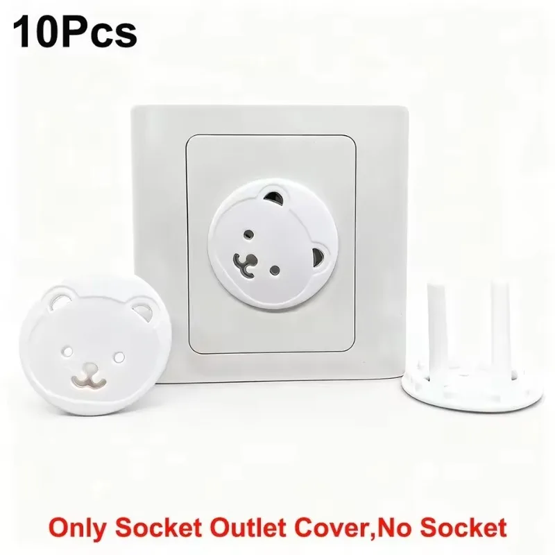 1-20pc Panda EU Power Socket Electrical Outlet Baby Kids Child Safety Guard Protection Anti Electric Shock Plugs Protector Cover