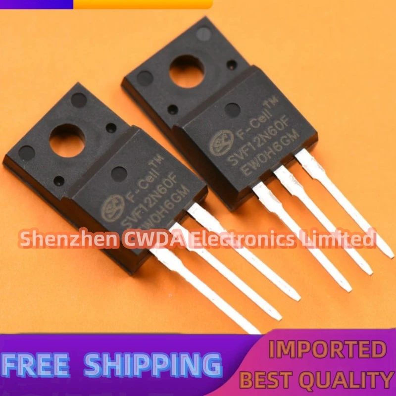 10PCS-20PCS  SVF12N60F 12N60 TO-220 SILAN/ MOSFET In Stock Can Be Purchased