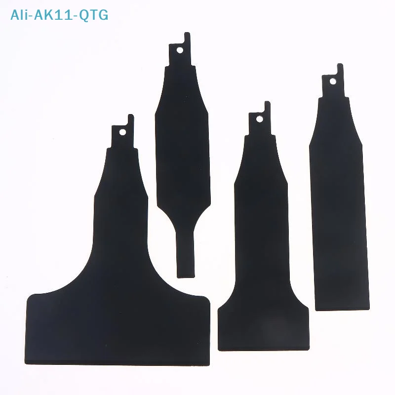 

1/4Pcs Reciprocating Saw Scraper Blades, High Carbon Steel Tile Cleaning Tool For Removing Mortar And Adhesive From Ceramic Wall