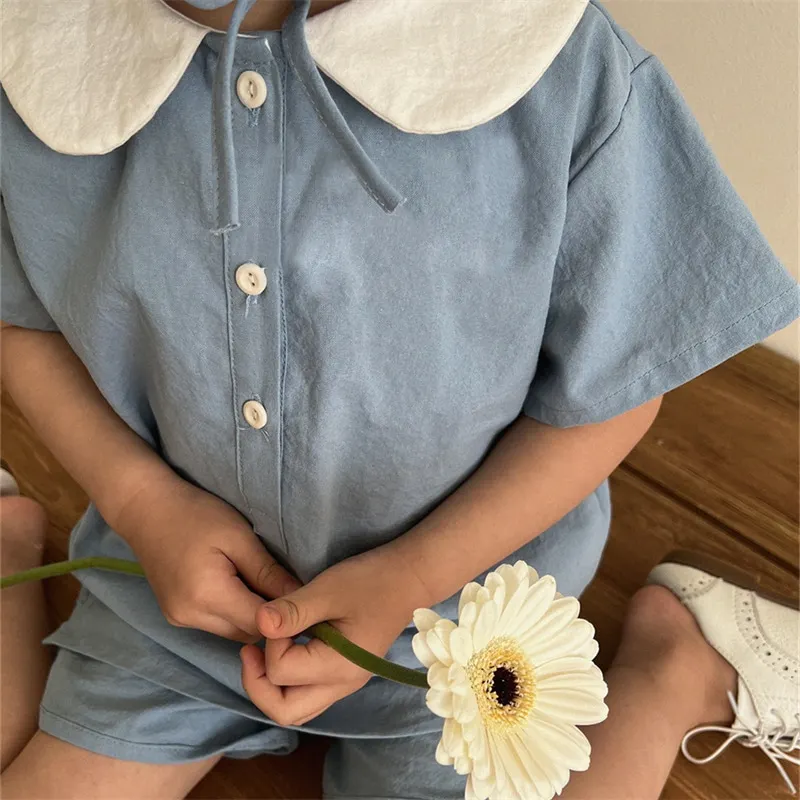 طفل موضة الصلبة منامة دعوى أبلى ملابس الطفل 0-5Y الوليد بيبي بوي ملابس قطنية مجموعة قميص + السراويل 2 قطعة طفل رضيع