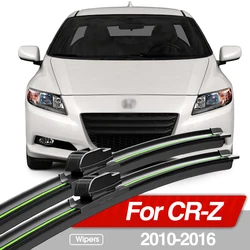 For Honda CR-Z CRZ CR Z 2010-2016 Front Windshield Wiper Blades 2pcs Windscreen Window Accessories 2011 2013 2014 2015