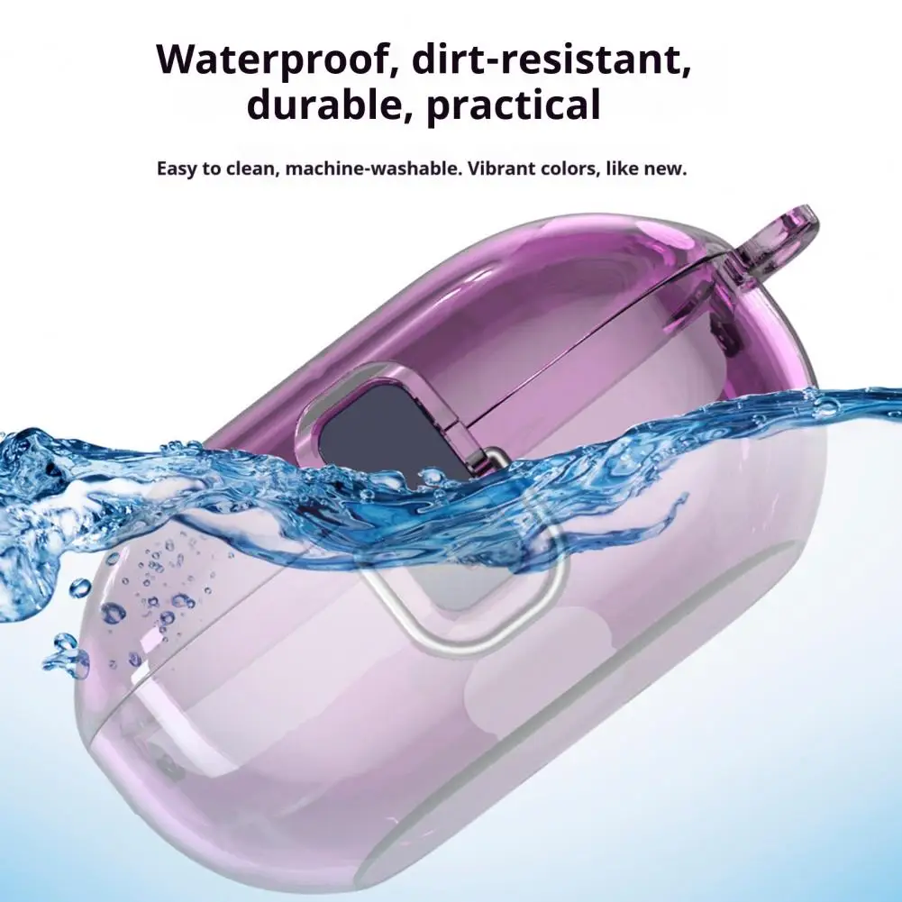 Lock Design Simple Earphone Bag All-inclusive Earphone Protective Case TPU Earphone Shell Headphone Shell Earbuds Case
