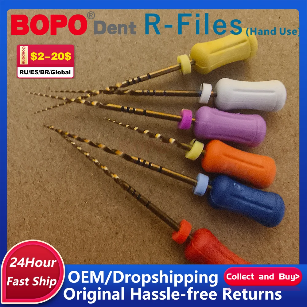 

Dental Gold Flexible File Hand Endo Rotary Needle Golden Endodontic Files 25mm Nickel Titainium Instrument endodoncia accessoire