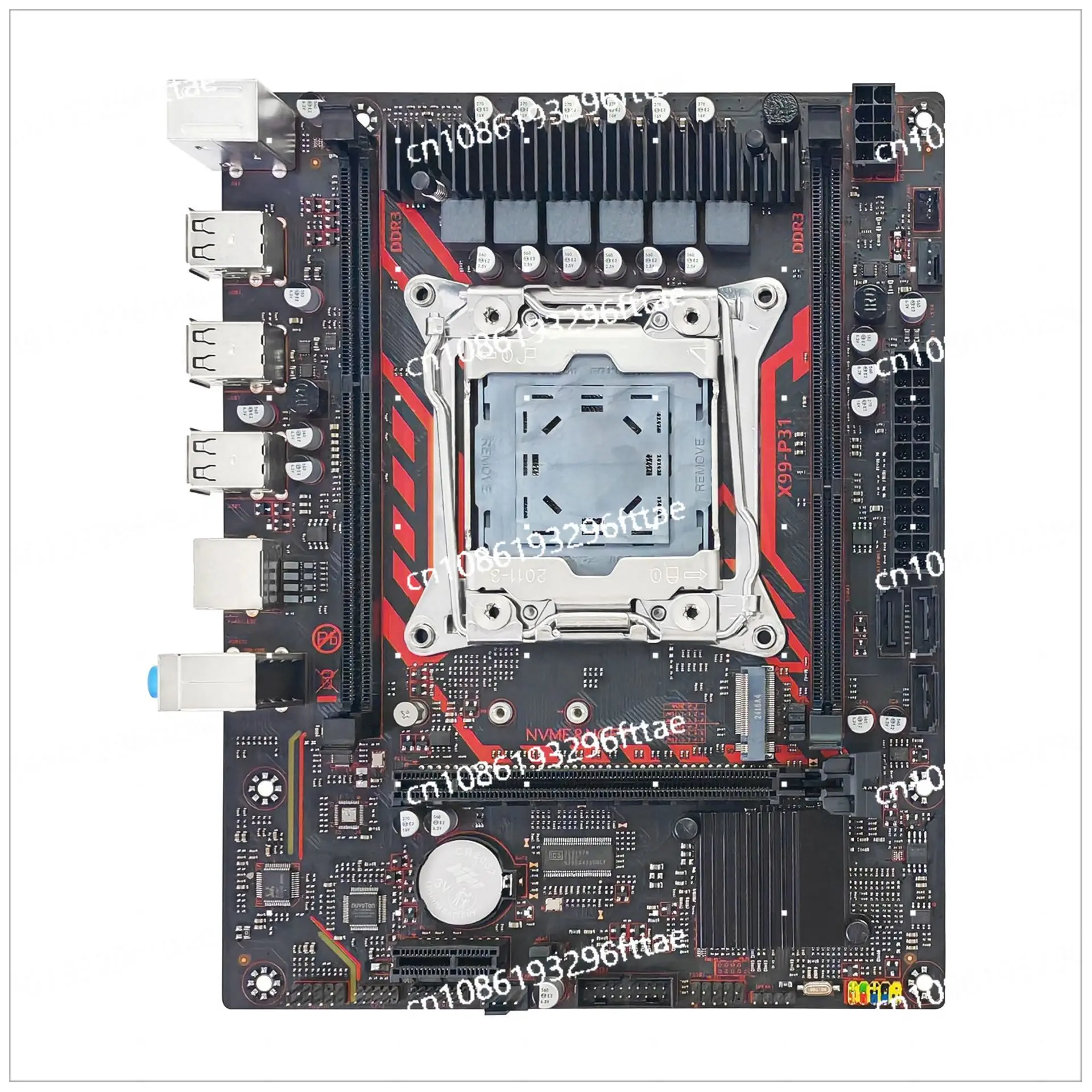 X99-P31-V1.1 New Main Board DDR3 Dual Slot LGA 2011-3 Pins Support NV/SATA Desktop Main Board