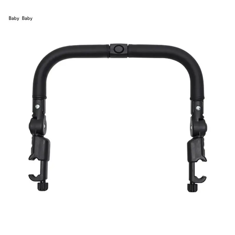 Baby Strollers Bumper Bar Adjustable Handlebar Crossbar Strollers Enclosure Accessory Pram Armrest Fit Most Pushchair Q81A