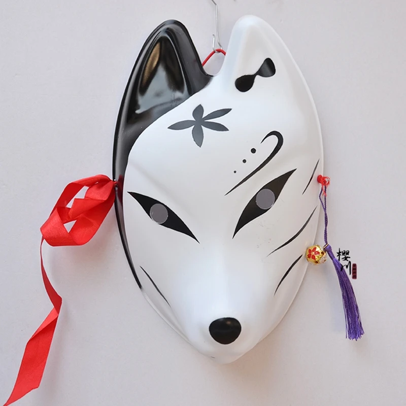 Masquerade Mask Macara Decoration Cat Fox Ski Cool Covers for Children Japanese Warrior Mortal Kombat Cute Face Cover Reusable