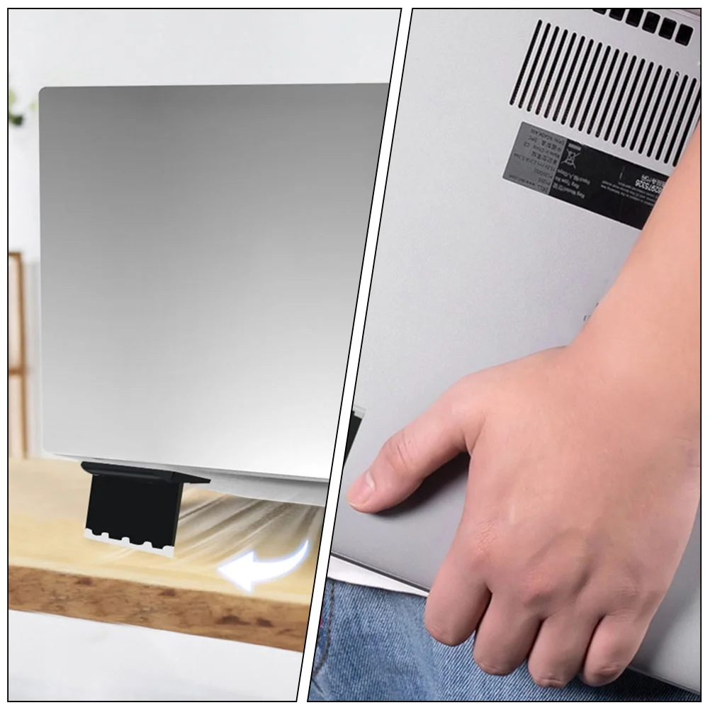 

4 Pcs Laptop Stands Portable Foldable Riser Ergonomic Bracket ABS Standadjustable Ventilated