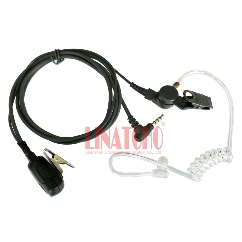 Air Tube 3.5MM Earphone for Walkie Talkie PTT MIC Speaker Earpiece VX-1R VX-2R VX-3R VX-10 FT-60R VX 18 VX-150 VX-160 Radio
