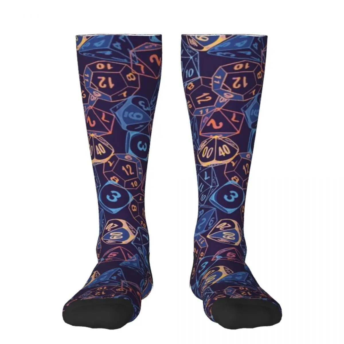 

RPG Dice Cluster Socks professional running heated winter gifts Children's Socks Women's Men's