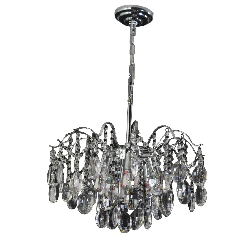 

Bedroom crystal chandelier, living room light luxury simple creative dining room lamp
