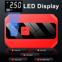 2000A Car Jump Starter 4 In 1 Car Wireless Tire Inflator Pump Air Compressor Power Bank Potable Battery Starting Fast Charging