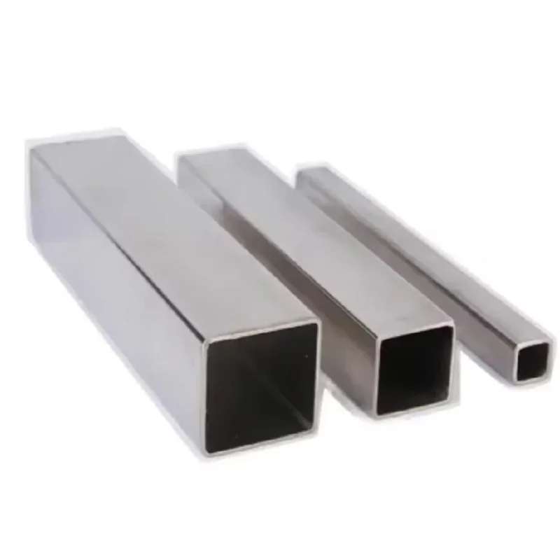 1 قطعة 304 سبائك الفولاذ المقاوم للصدأ أنابيب مربعة أنابيب مستطيلة قضيب مجوف صغير كبير 5x5-60x120 مللي متر طول 100 250 500 مللي متر #3