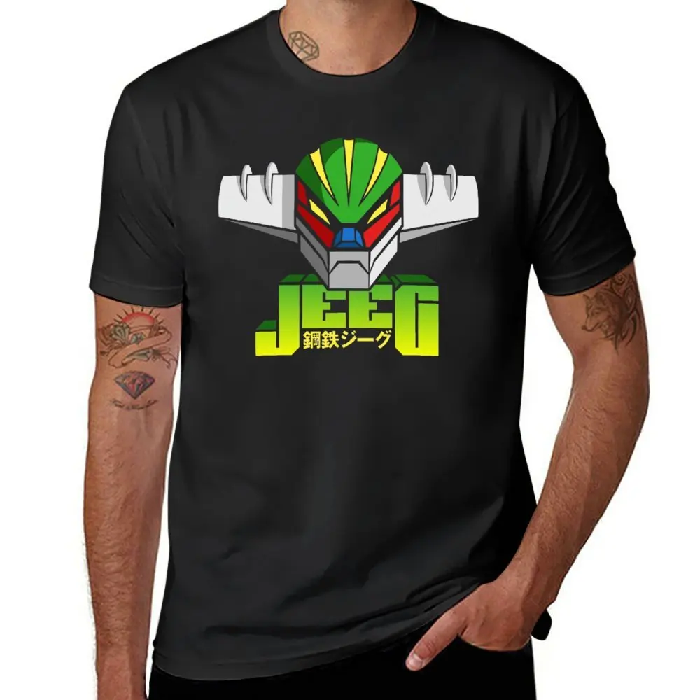 Fresh Mechas 02 Mazinger Z Steel Jeeg Robot Kotetsu Dark Great 4 T-shirt Motion Tshirt Novelty Humor Graphic Home Eur Size
