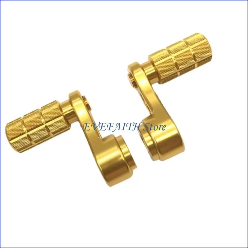 

124B Scooter Pedal Crank Leg Set Ergonomic Scooter Foot Pegs Easy Installation Footrest Assembly for Niu Scooter