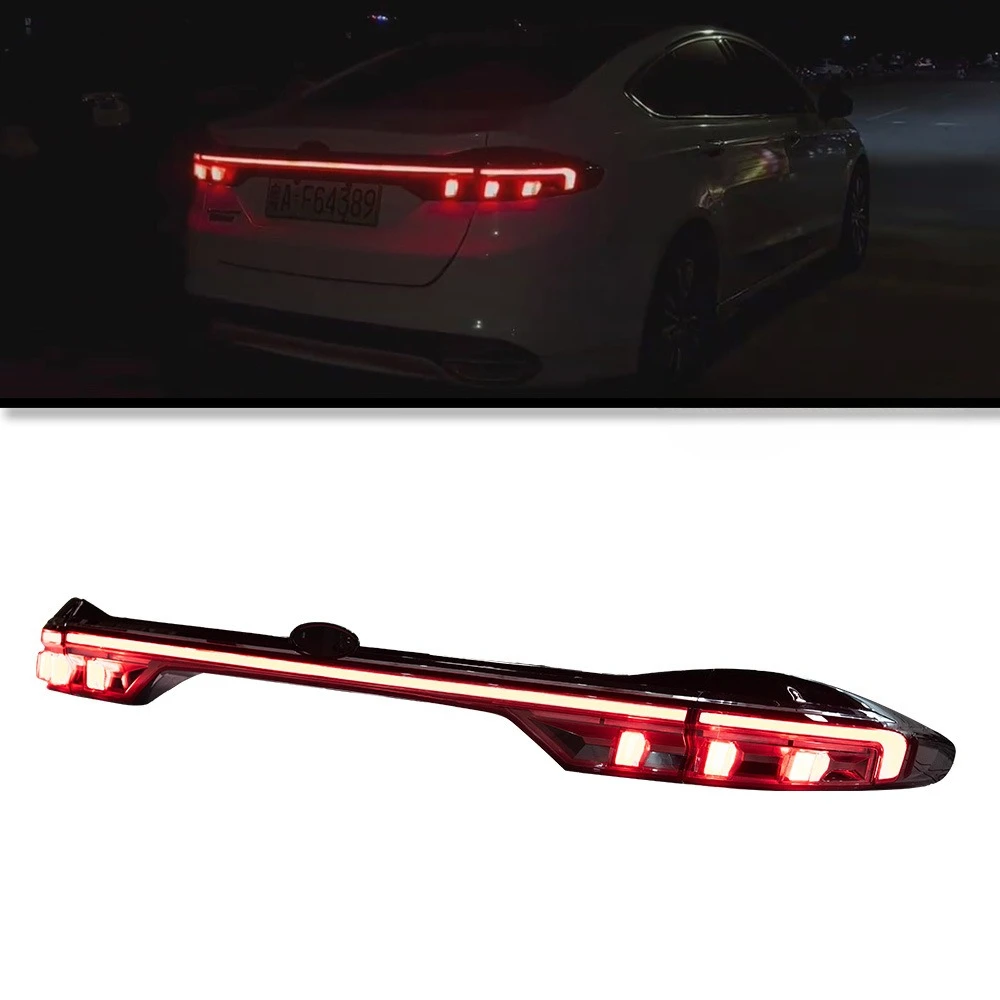 

For 13-19 For Ford Mondeo through taillights modified LED high brake lights streamlined trunk light upgrade