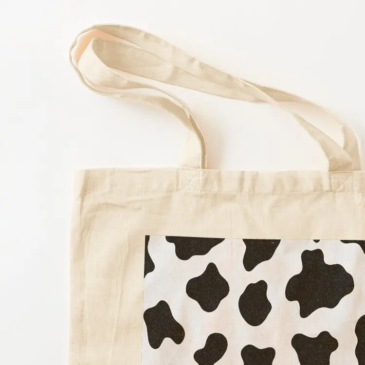 cow print Tote Bag tote bag university university shopper bag sacs de shopping reusable grocery bags