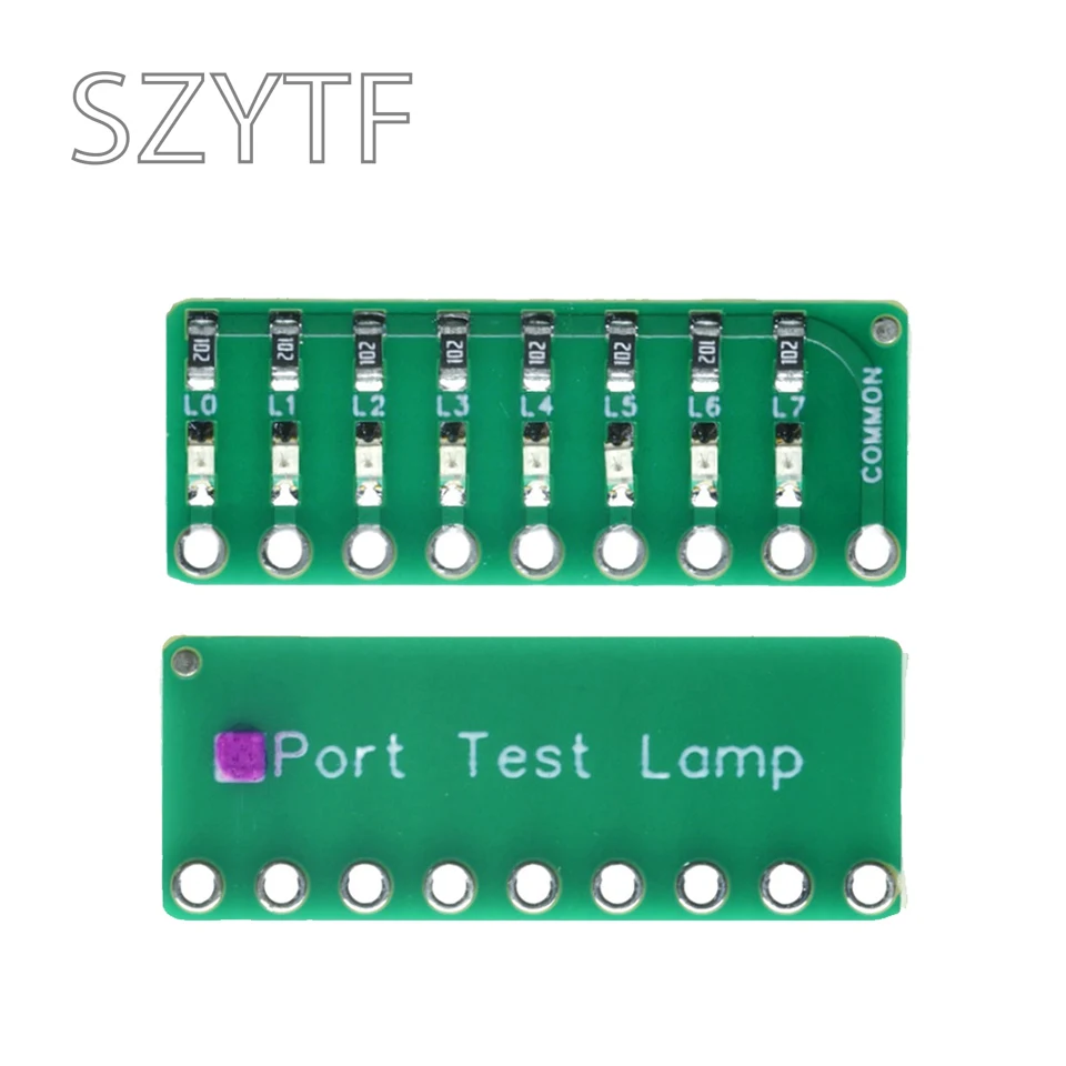 8-segment LED Port Test Lamp Indicator Running Water Port Test Lamp Red, Green And Blue Colors Optional