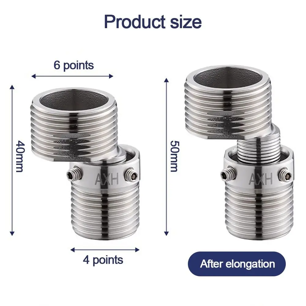 Stainless Steel Angled Curved Foot Angle Adjustment Lengthened Eccentric Screw Corner Thickened Wall Mounted
