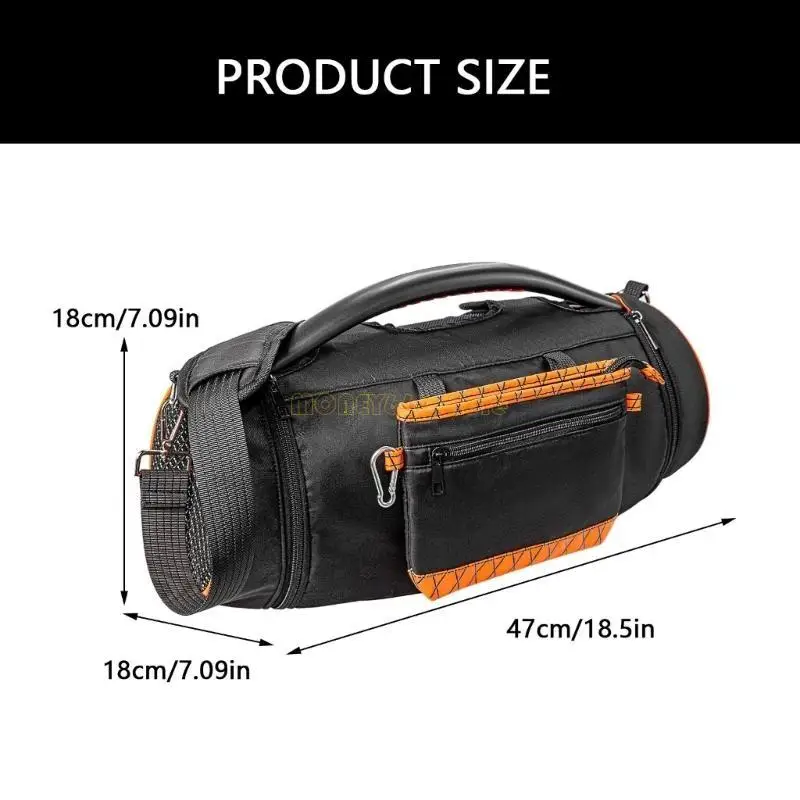 Bolsa almacenamiento viaje F62C Portables para boombox 3/2 Caso protección malla altavoces