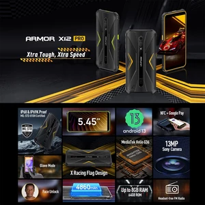 Ulefone-Armadura X12 Pro NFC Android 13, MTK Helio G36, 8, 64, NFC, 4860 MHz, 13 6 principais vendas bateria dremel 8100 - №2
