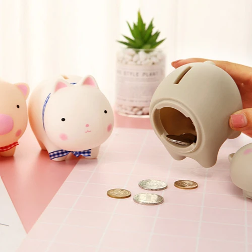 Cartoon Panda Animals Bank Money Boxes StorageToys Treasure Money Coin Saving Money Table Decor Children Gift Play House Toys