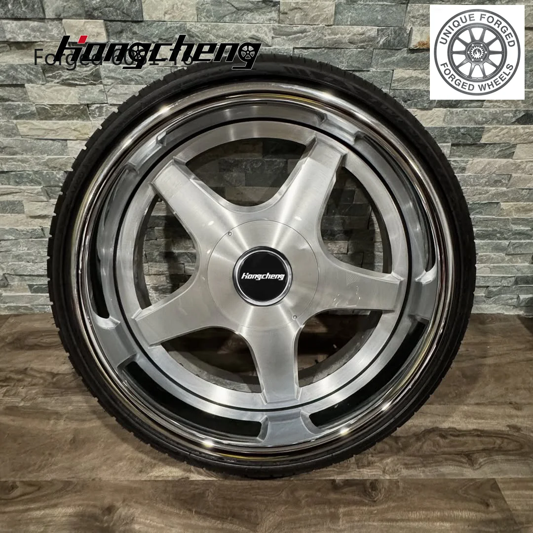 

2026 New Design Custom 20-30 Inch Forged Aluminum Alloy Wheels 5x127 Silver Finish 2pc