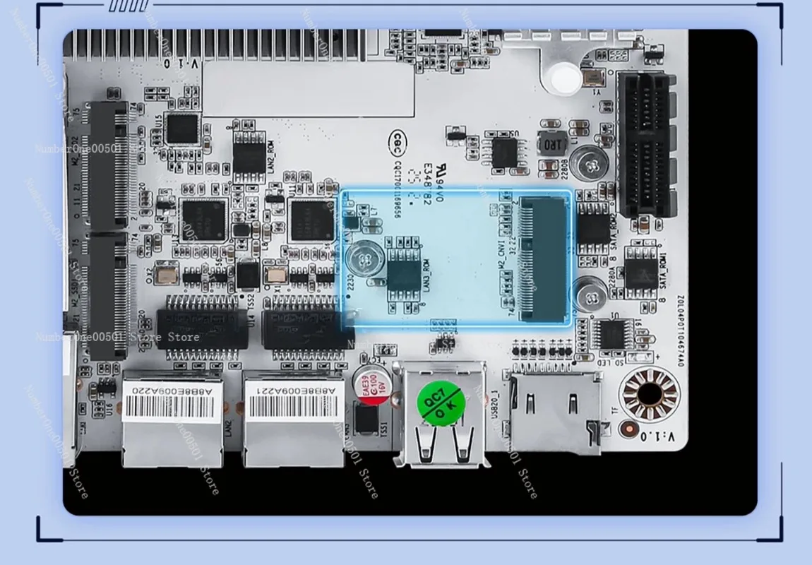 

Материнская плата N350 8 Bay 10GbE для NAS с портами 2.5G и 10G для N150, N305, N355, N350