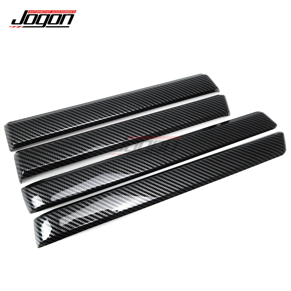 Plastic For Toyota Tacoma 2024 Carbon Fiber Look Color Car Interior Door Side Panel Cover Sticker Trim Paste Type Accessories