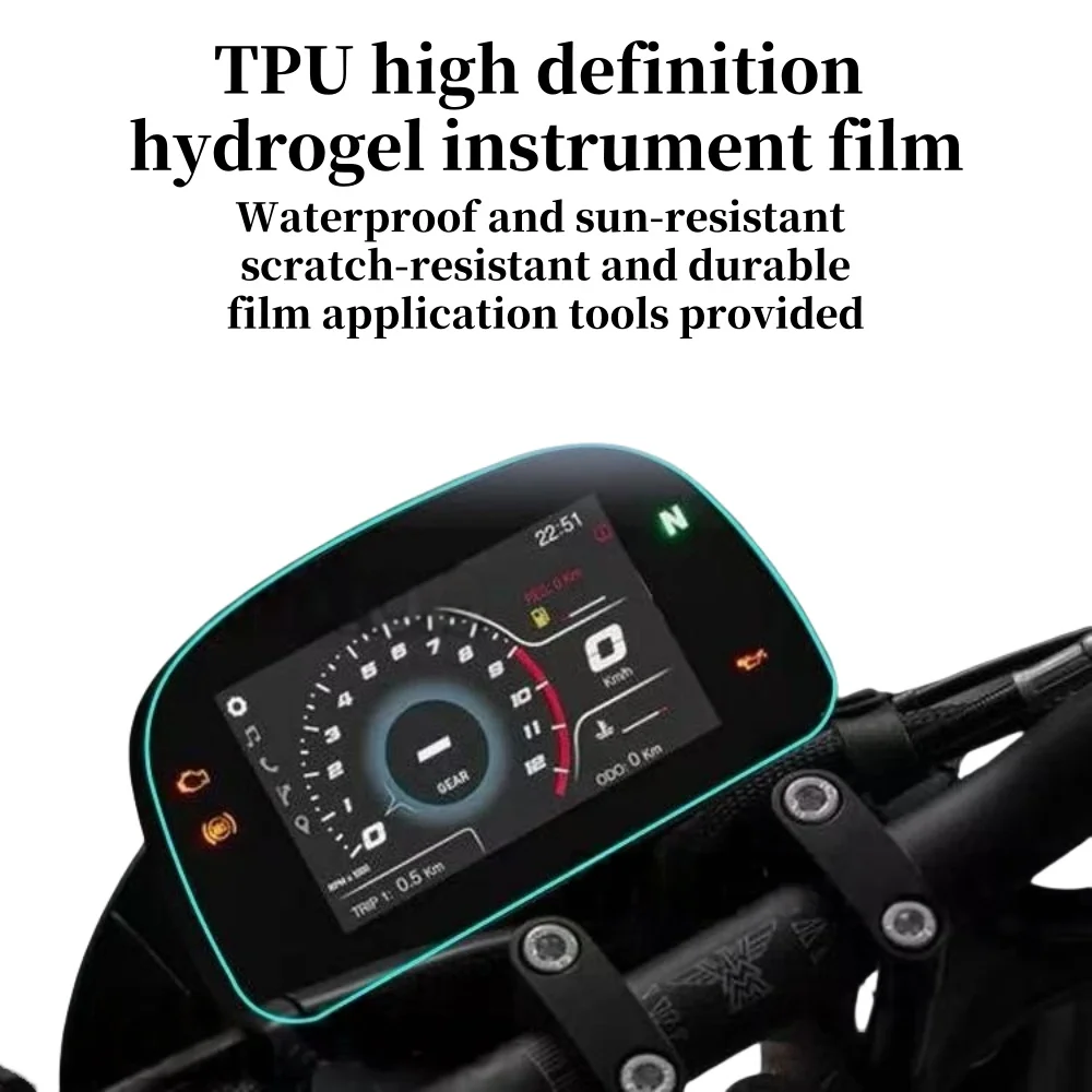 Film de Protection d'écran de tableau de bord anti-rayures pour moto, protecteur LCD pour Morini Seiemmezzo 6.5 61/2 SCR STR 650