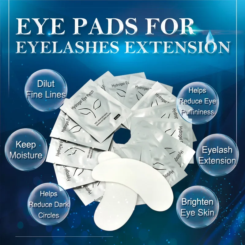 Patchs en Papier pour Extensions de Cils, Tampons Sous les Yeux, Fournitures pour Extension, Outils de Maquillage, Autocollant, 50 Paires/mitiEye