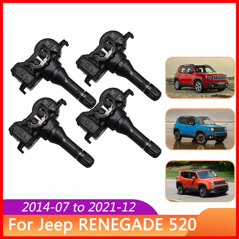 

TPMS 433MHZ 68105280AF Tire Pressure Monitoring Sensor For Jeep RENEGADE 520 2014-2021